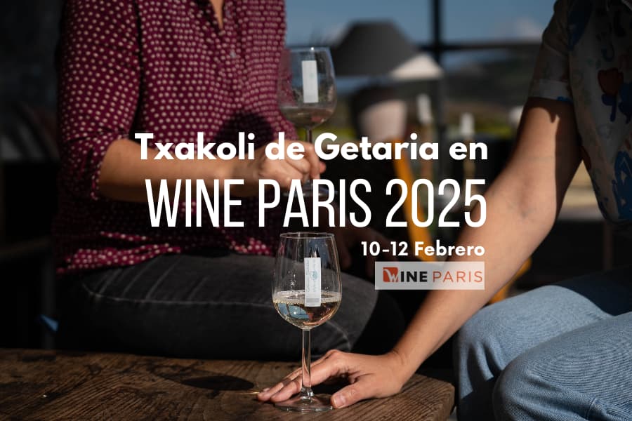 El txakoli de Getaria se estrena en la feria internacional del vino de París, Wine Paris 2025